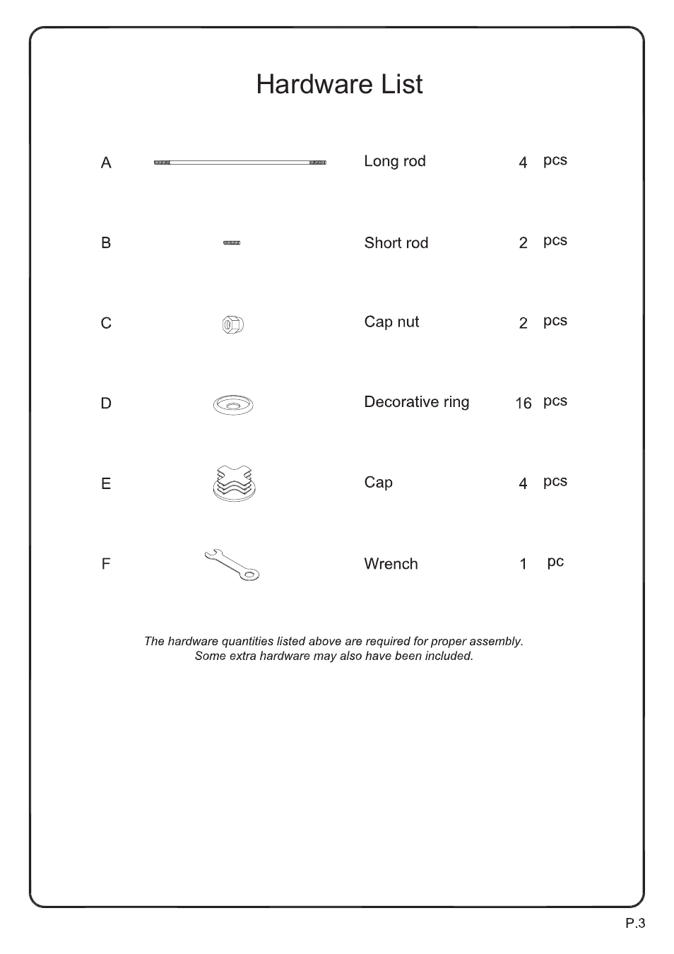 Walker Edison Furniture V42Y79 42 TV Stand User Manual | Page 3 / 8