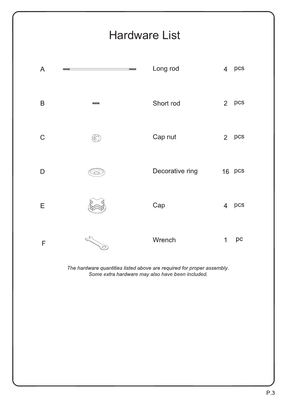 Walker Edison Furniture V32Y714 32 TV Stand User Manual | Page 3 / 8