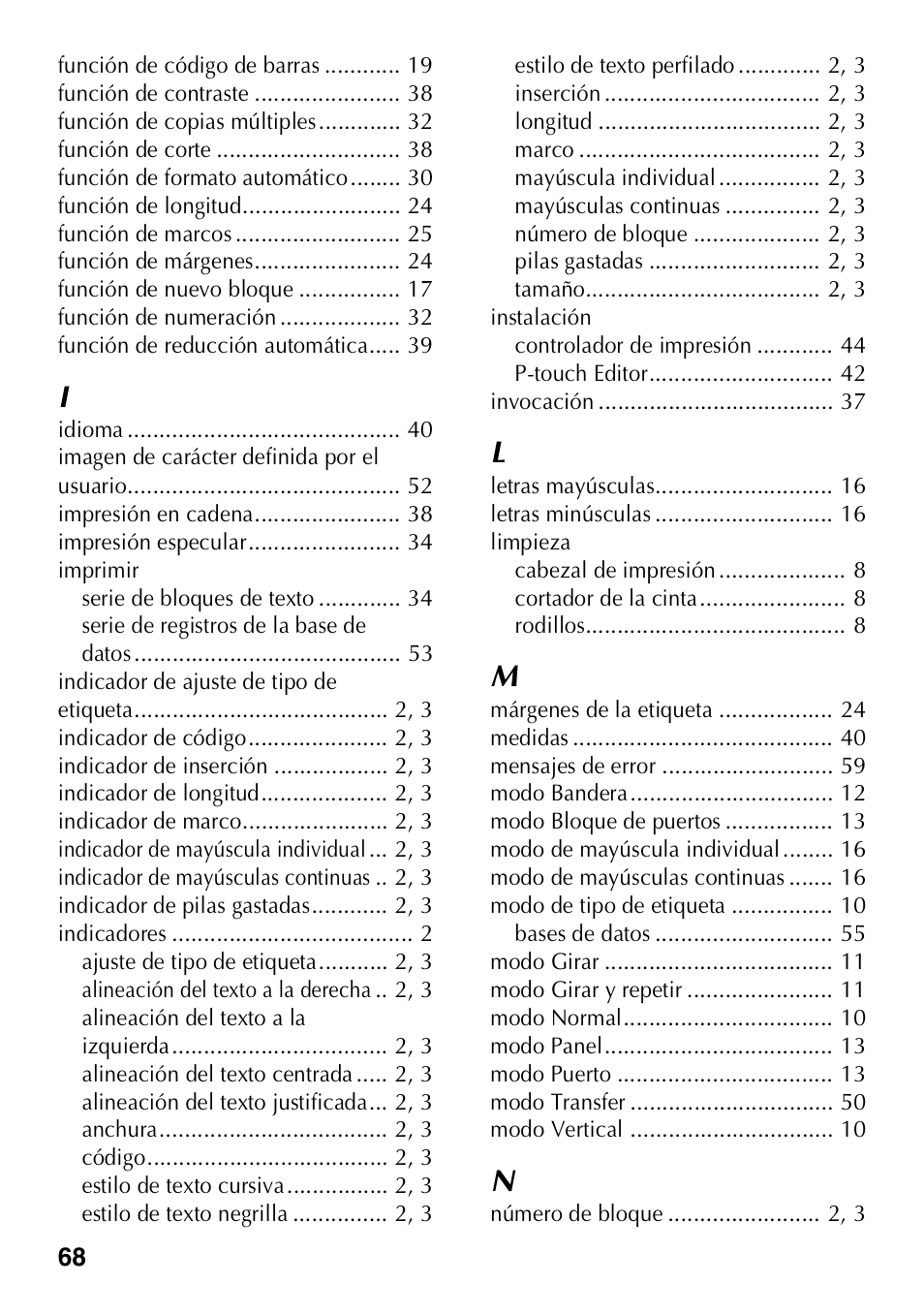 Brother HL 1650 User Manual | Page 156 / 163