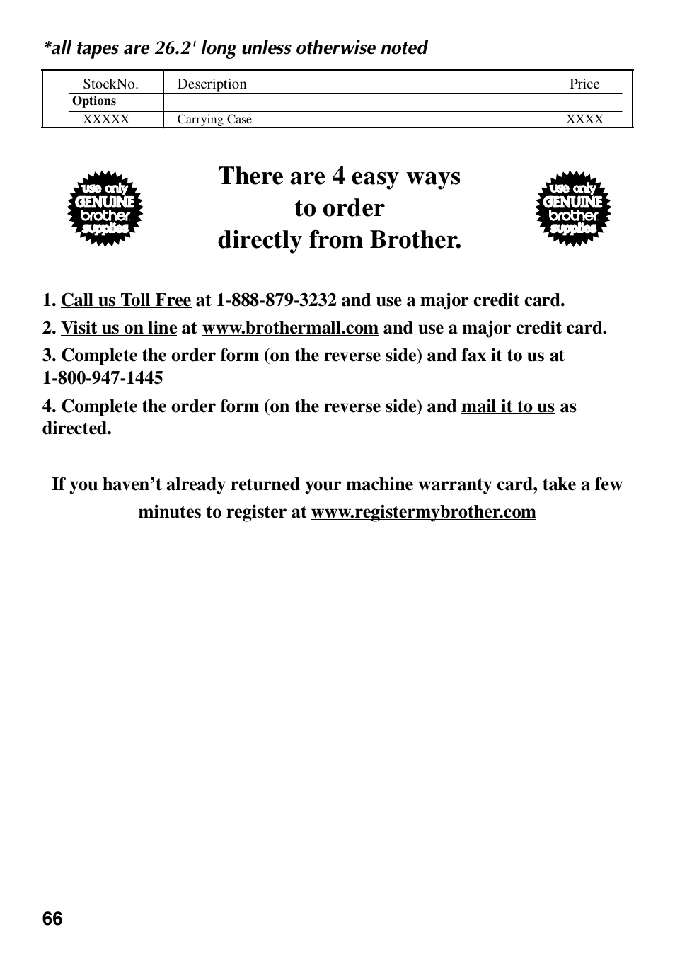 Brother HL 1650 User Manual | Page 74 / 163