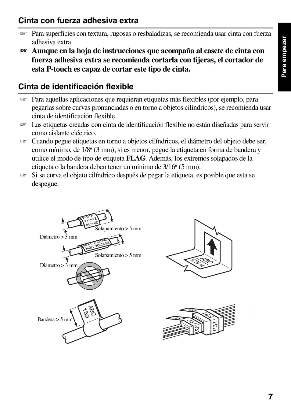 Cinta con fuerza adhesiva extra | Brother HL 1650 User Manual | Page 95 / 163