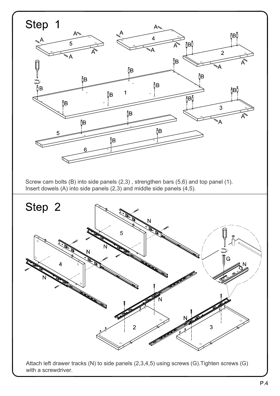 Ai-v70msc model (4) | Walker Edison Furniture V70MSC 70 Modern Mosiac TV Stand User Manual | Page 4 / 18