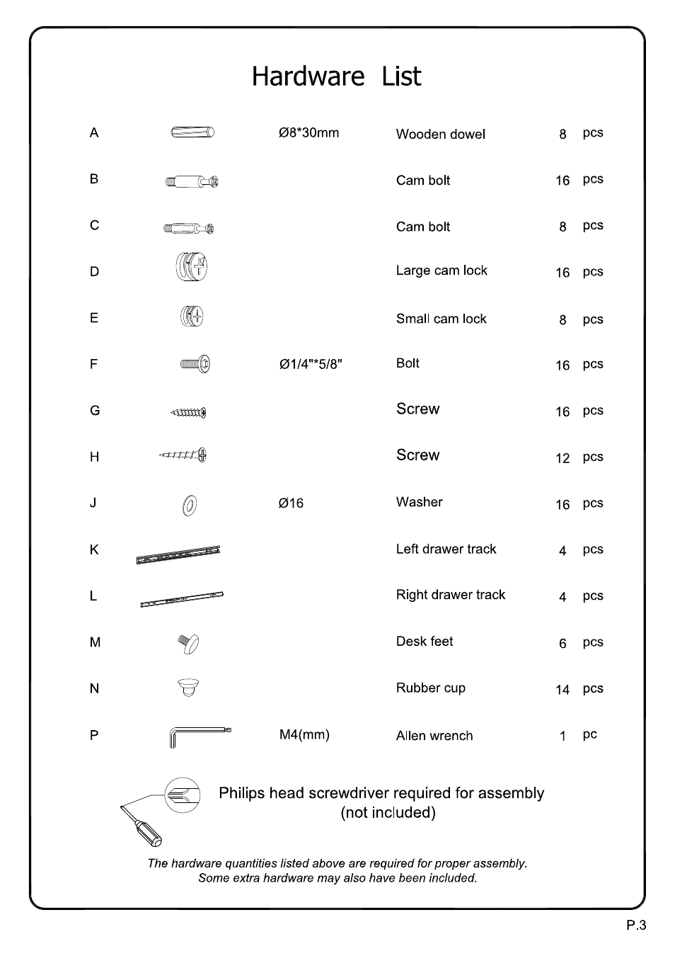 Walker Edison Furniture V60MSC 60 Modern Mosiac TV Stand User Manual | Page 3 / 16