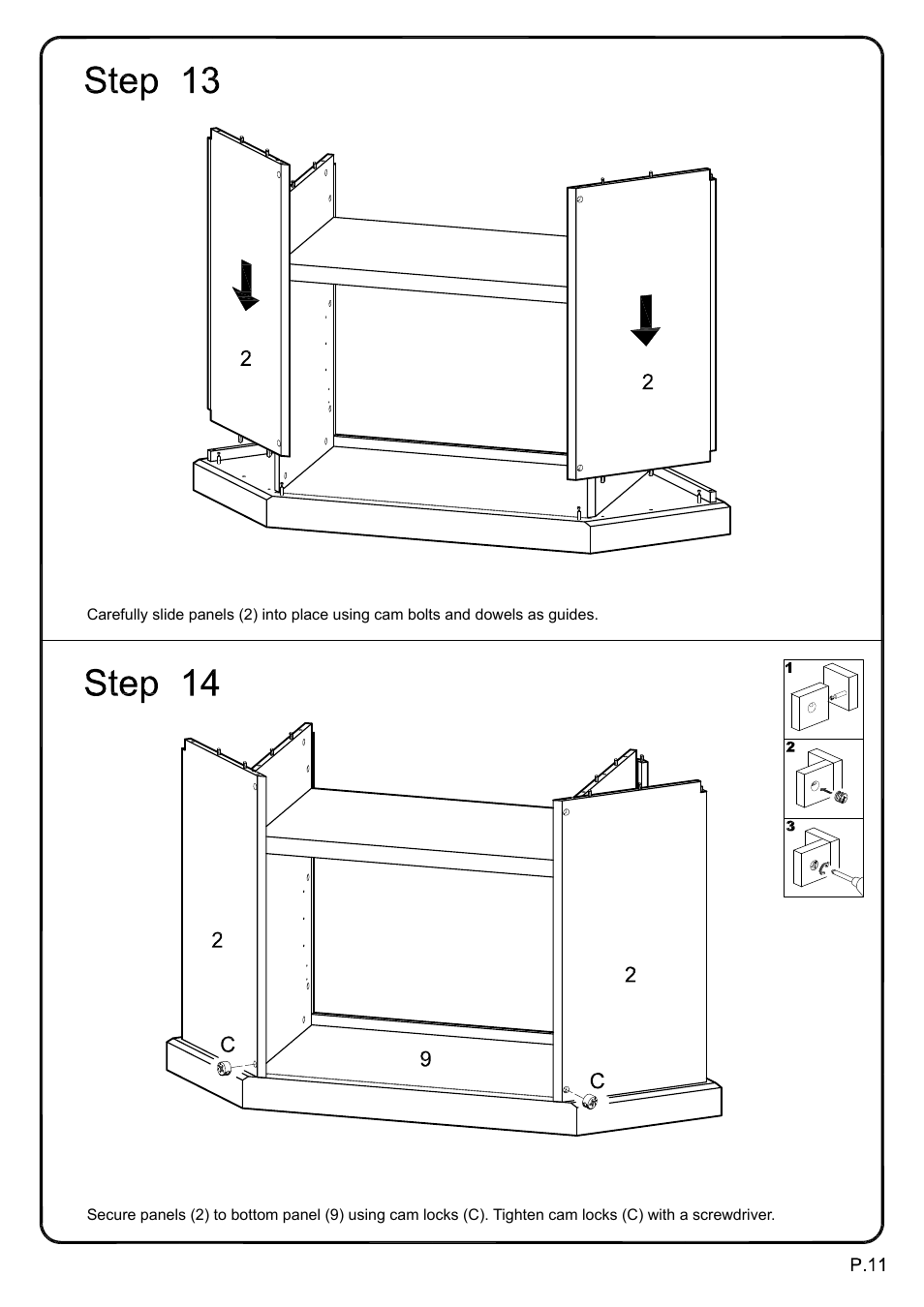 Walker Edison Furniture W52CCR 52 Corner TV Stand User Manual | Page 11 / 18