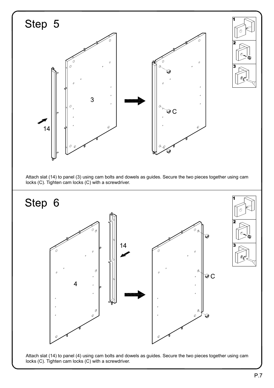 Walker Edison Furniture W52CCR 52 Corner TV Stand User Manual | Page 7 / 18