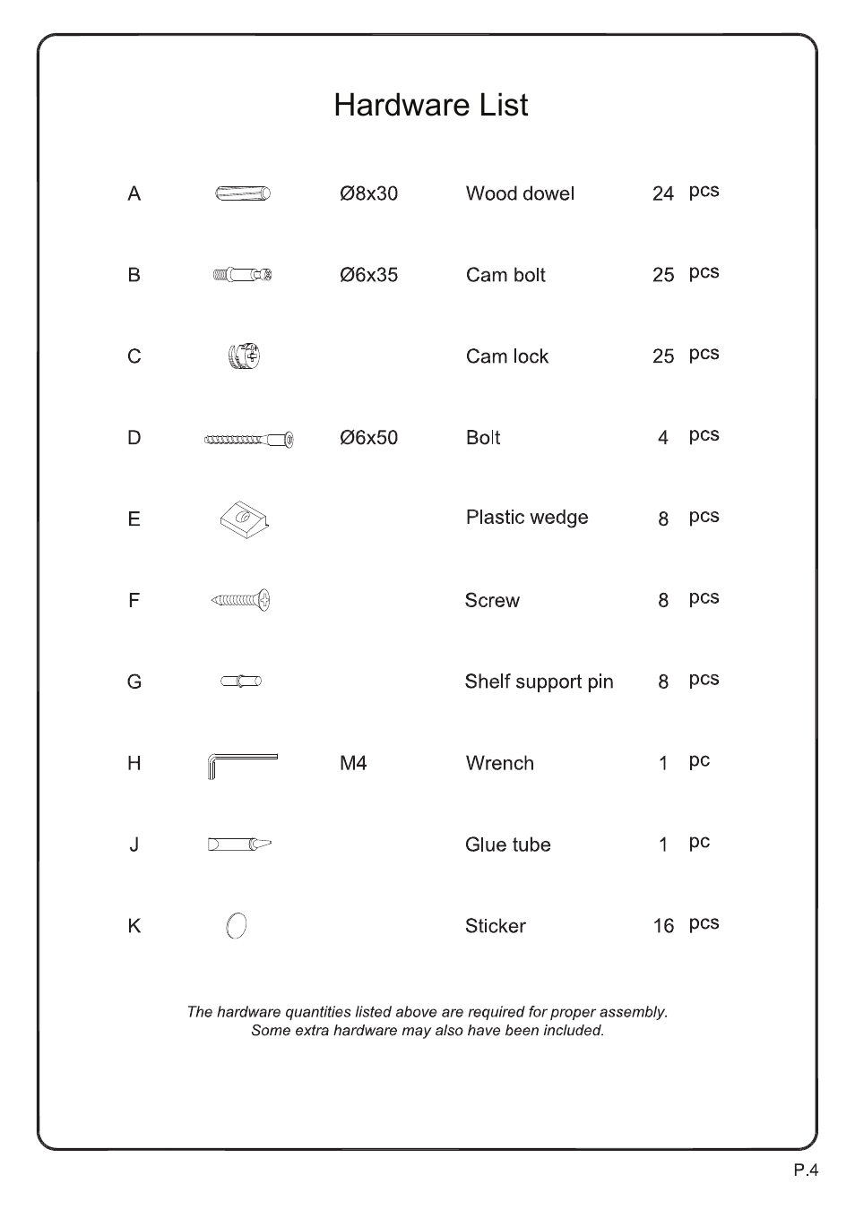 Walker Edison Furniture W58CSP 58 Essential Wood TV Console User Manual | Page 4 / 13