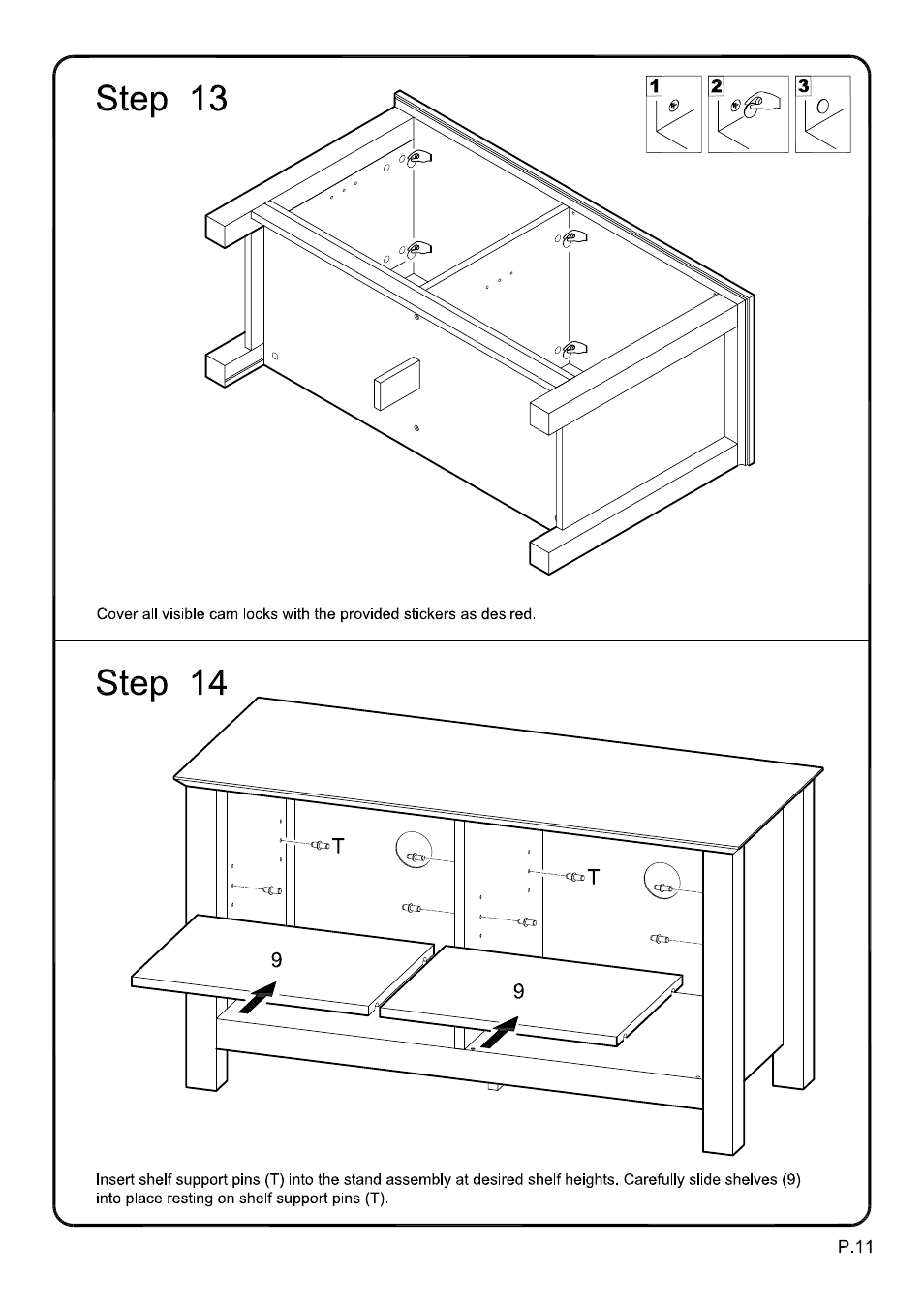 Walker Edison Furniture W44COS 44 Castillo TV Console User Manual | Page 11 / 14
