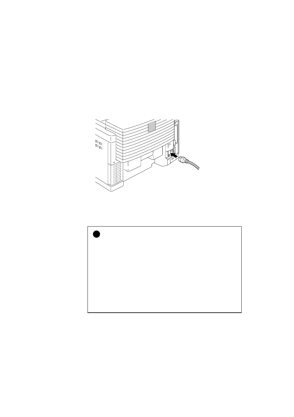 Turning the printer on, Turning the printer on 2-16, Caution | Brother HL-2400Ce User Manual | Page 45 / 256