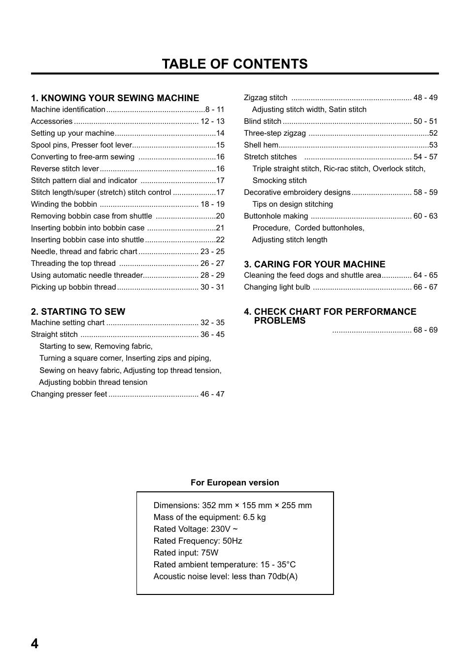 Juki HZL-25Z User Manual | Page 4 / 71