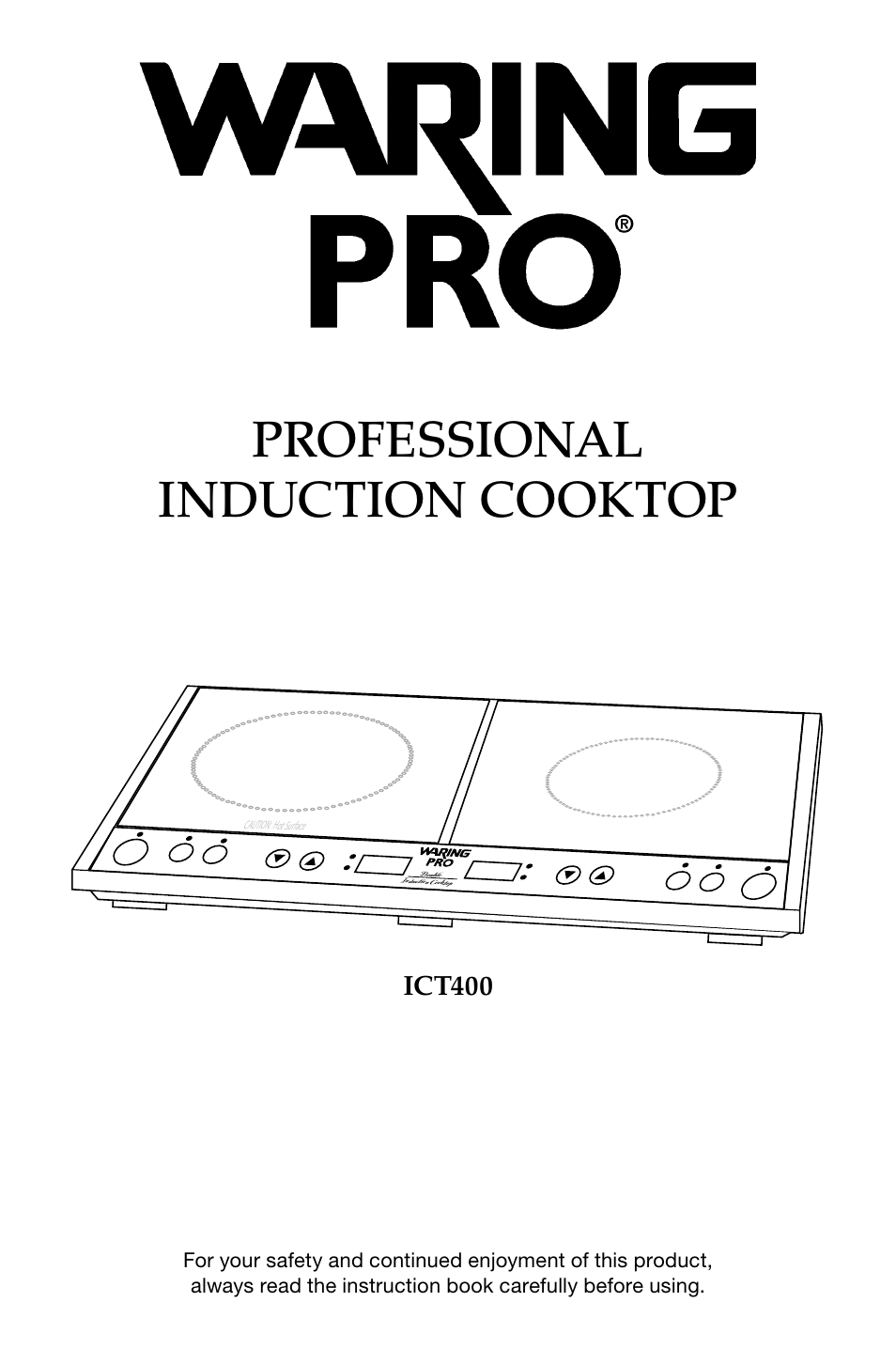 Waring Pro ICT400 User Manual | 8 pages