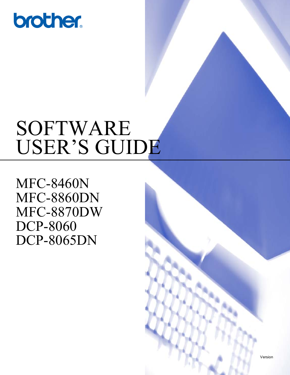 Brother DCP 8060 User Manual | 182 pages