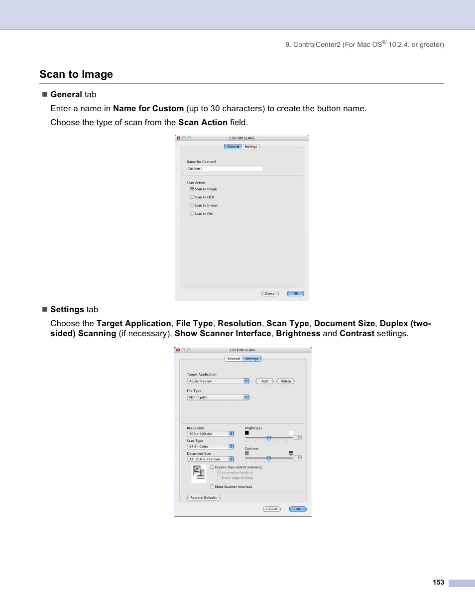 Scan to image | Brother DCP 8060 User Manual | Page 159 / 182