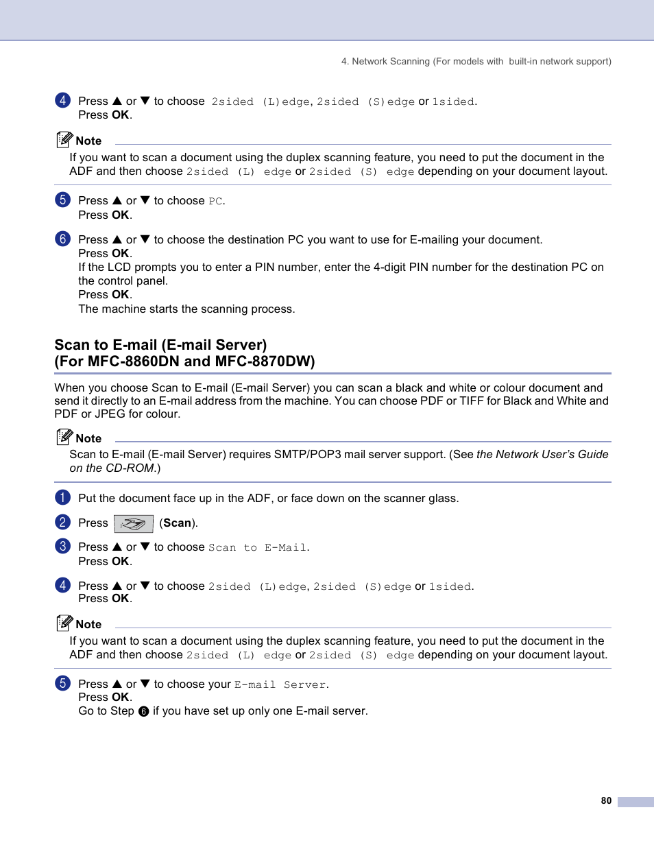 Brother DCP 8060 User Manual | Page 86 / 182
