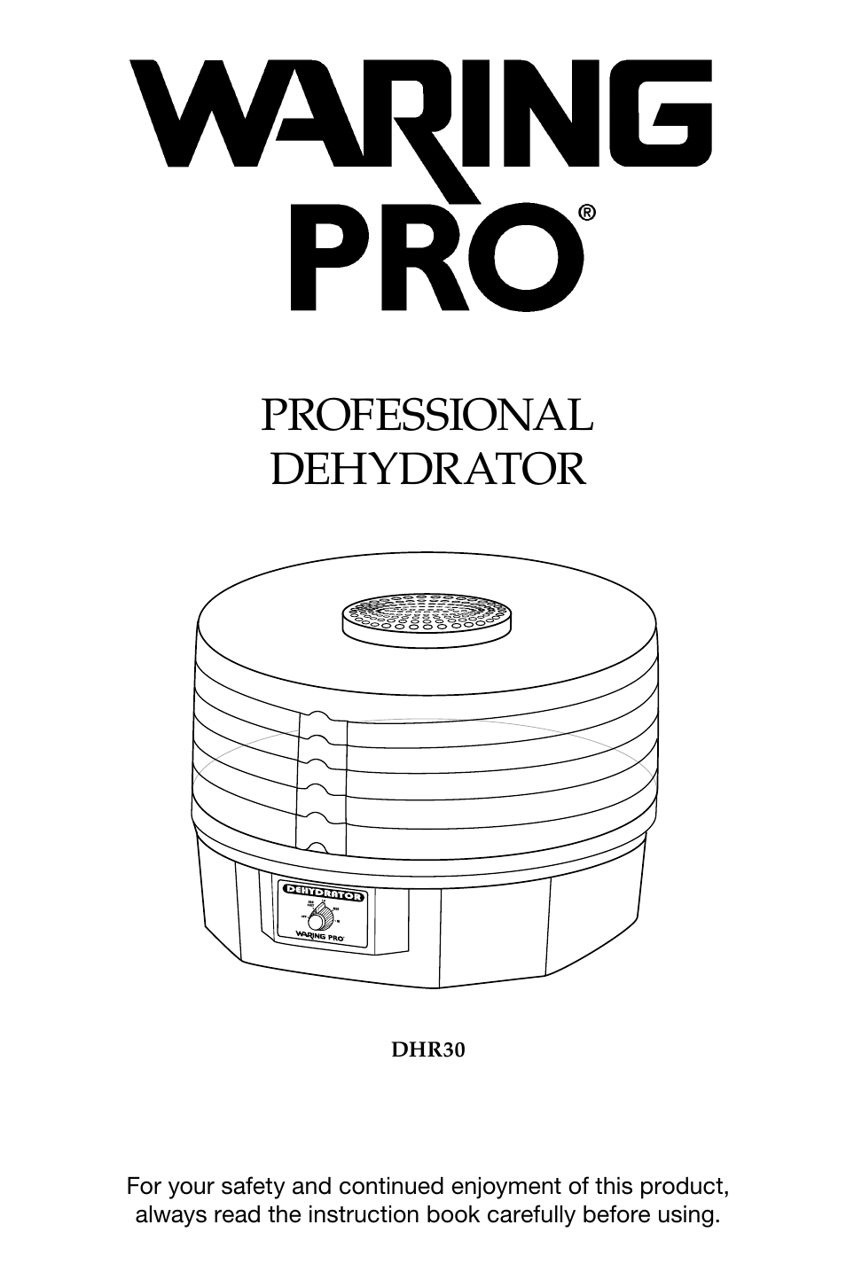 Waring Pro DHR30 User Manual | 20 pages