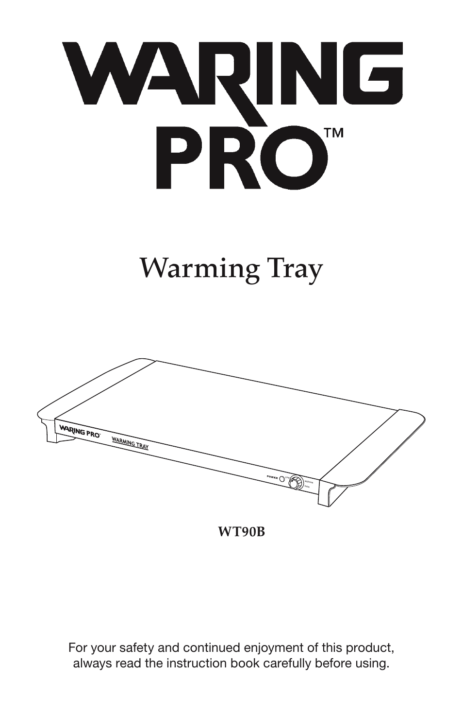 Waring Pro WT90B User Manual | 8 pages