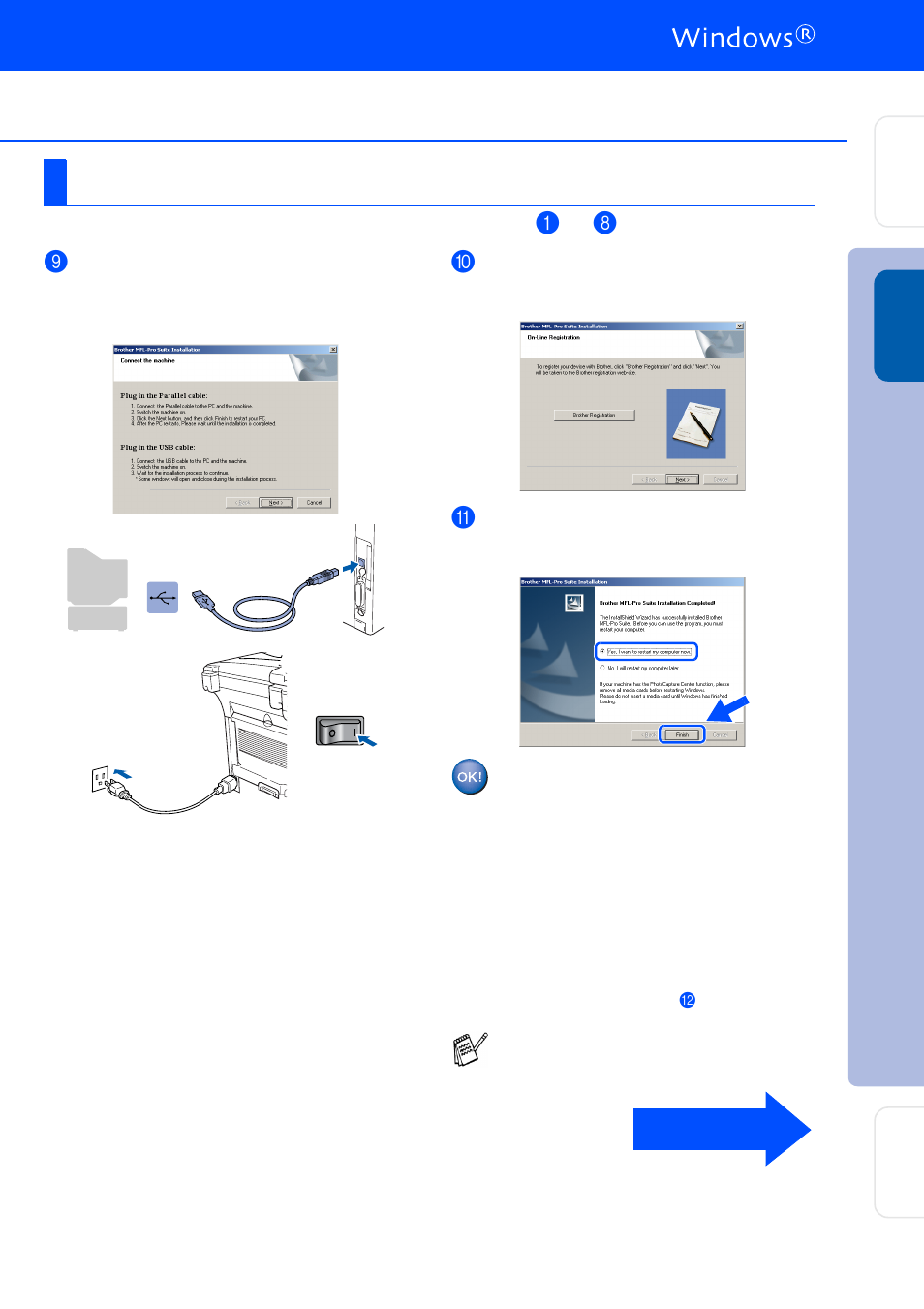 For windows® 2000 professional users only, For windows, 2000 professional users only | Windows, 2000 professional users, Make sure that you followed the instructions in, On pages 14 - 15 | Brother BDL4231CS User Manual | Page 18 / 52
