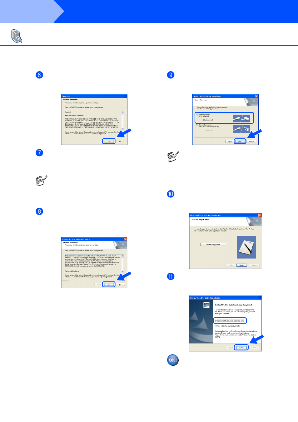 Step 2, Installing the driver & software, For windows nt | Workstation version 4.0 users | Brother BDL4231CS User Manual | Page 35 / 52