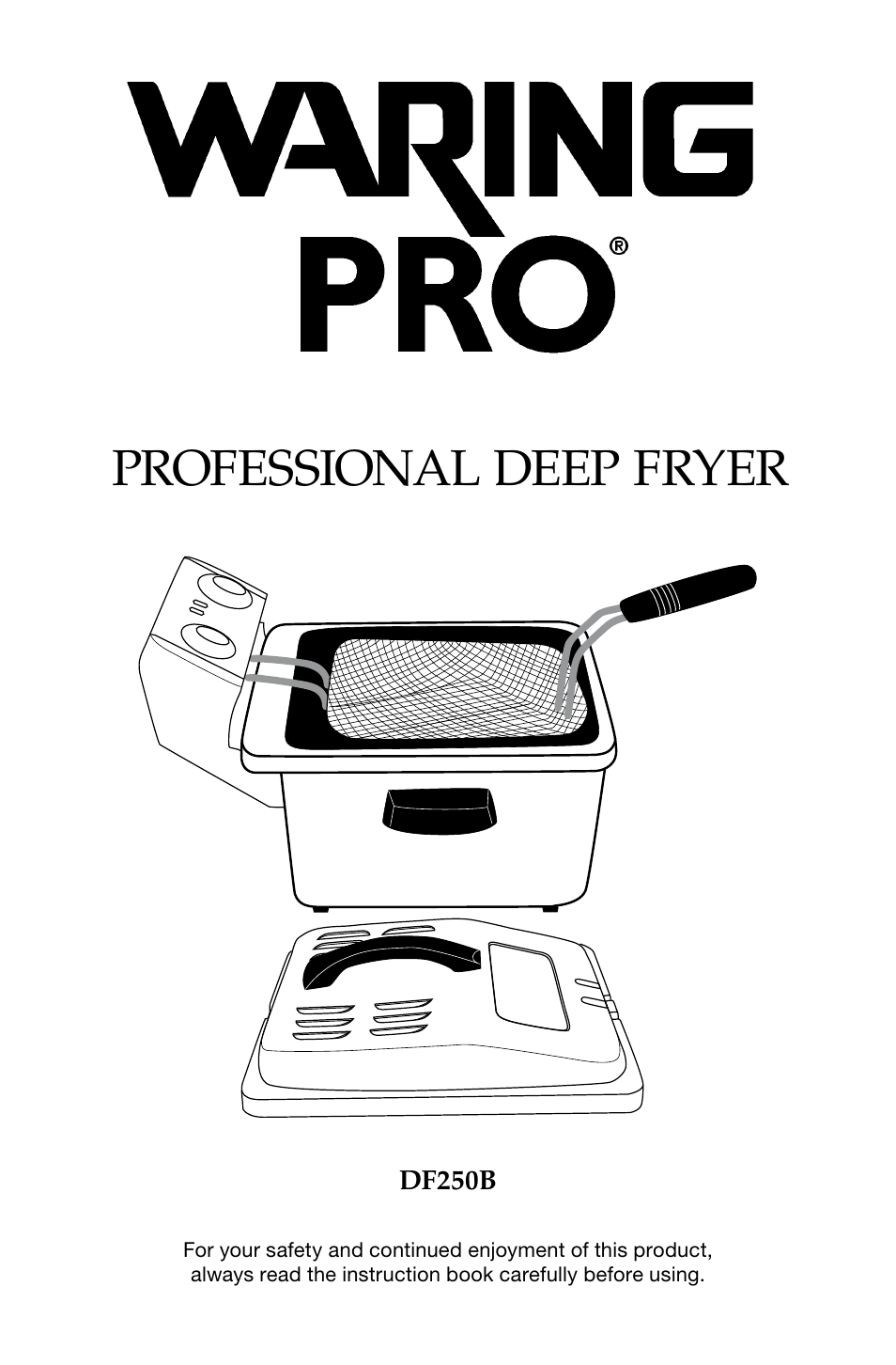 Waring Pro DF250B User Manual | 11 pages