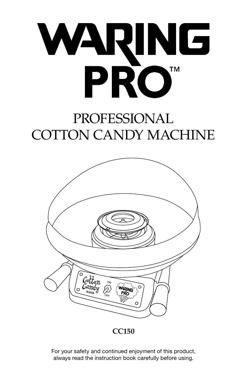 Waring Pro CC150 User Manual | 12 pages