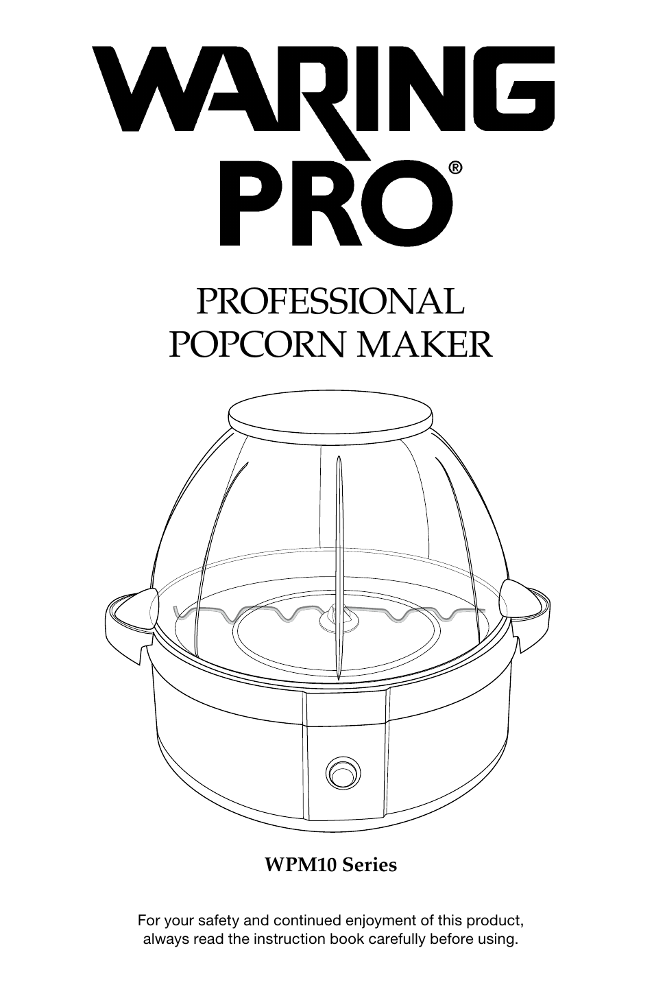 Waring Pro WPM10 User Manual | 8 pages