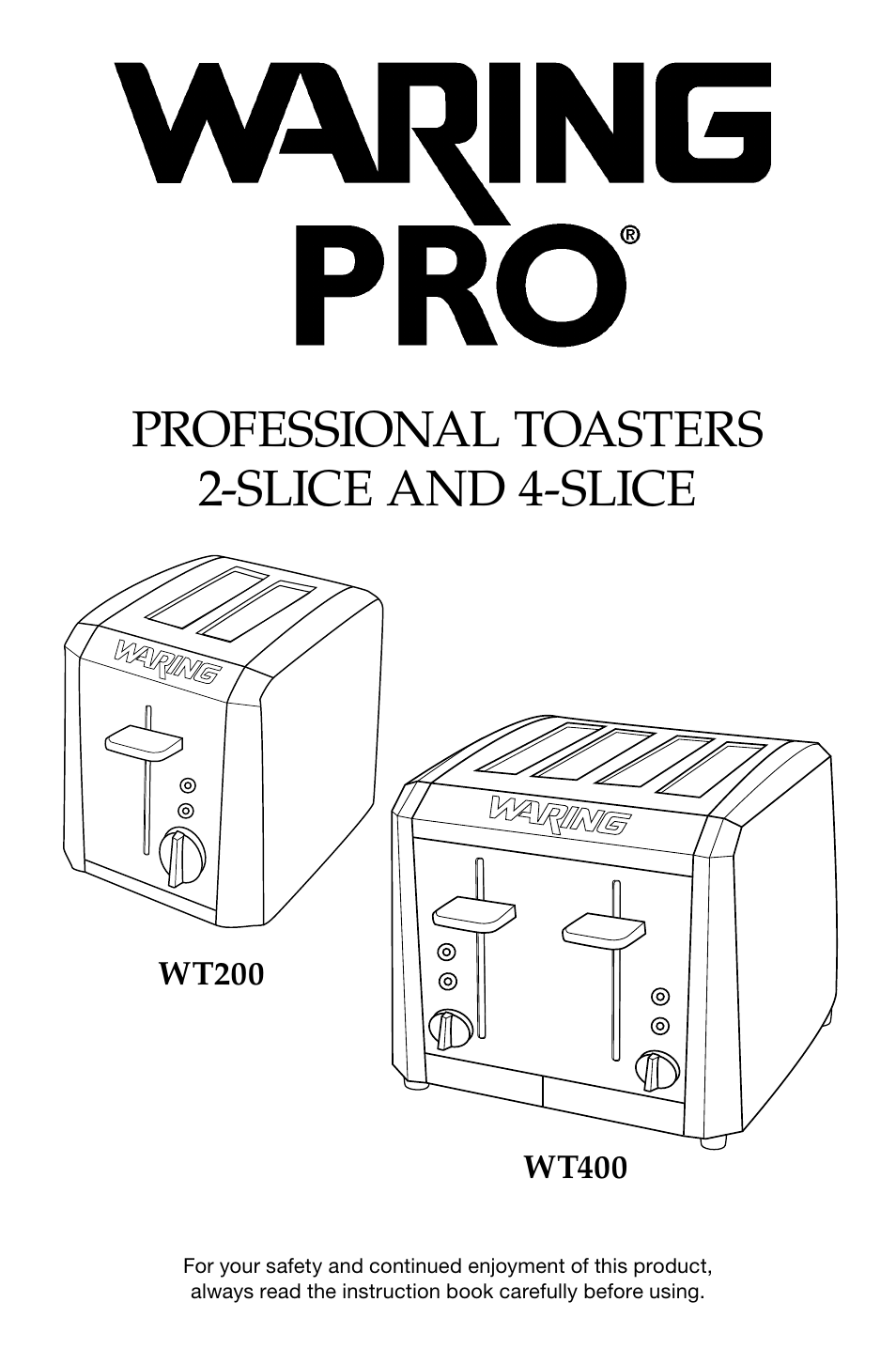 Waring Pro WT400 User Manual | 7 pages