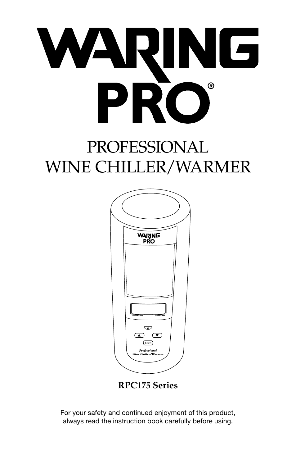 Waring Pro RPC175WS User Manual | 5 pages