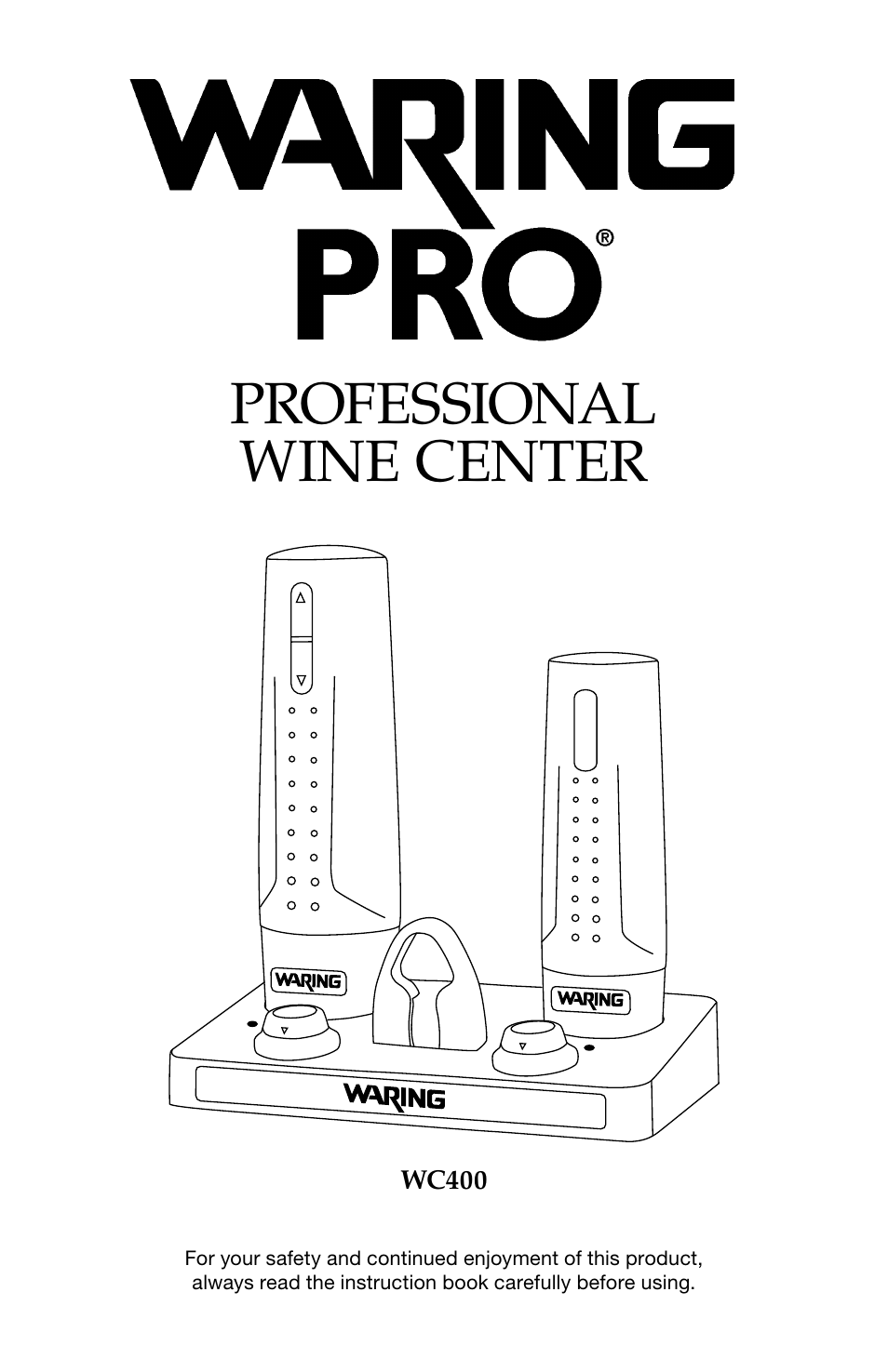 Waring Pro WC400 User Manual | 8 pages