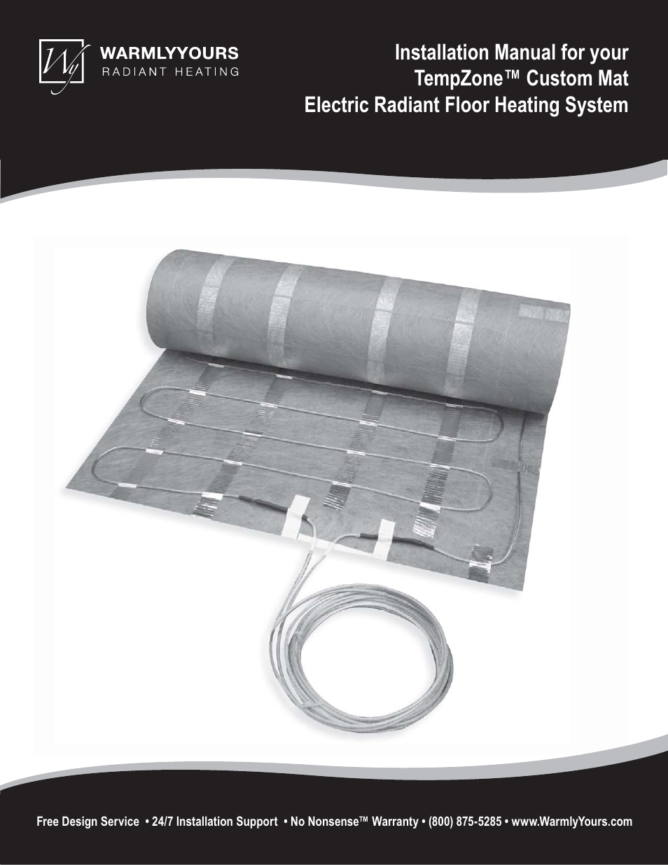 WarmlyYours TempZone Custom Mat User Manual | 11 pages