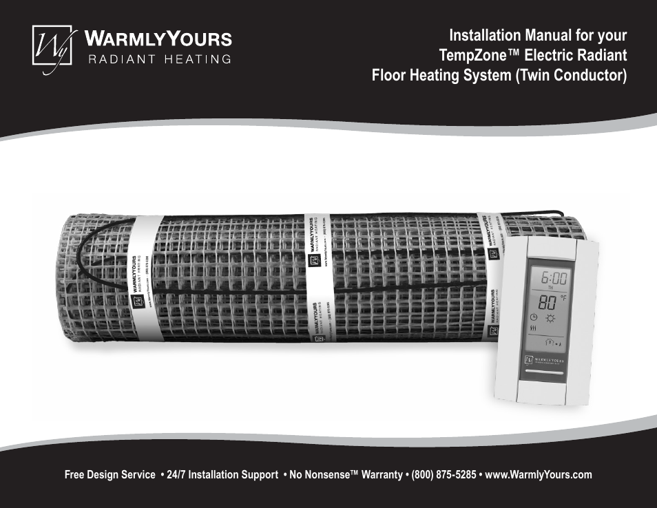 WarmlyYours TempZone FLEX (Twin) Conductor 120V or 240V User Manual | 19 pages