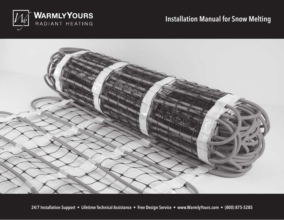 WarmlyYours Snow Melting & Slab Heating User Manual | 24 pages