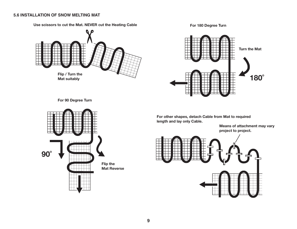 WarmlyYours Snow Melting & Slab Heating User Manual | Page 10 / 24