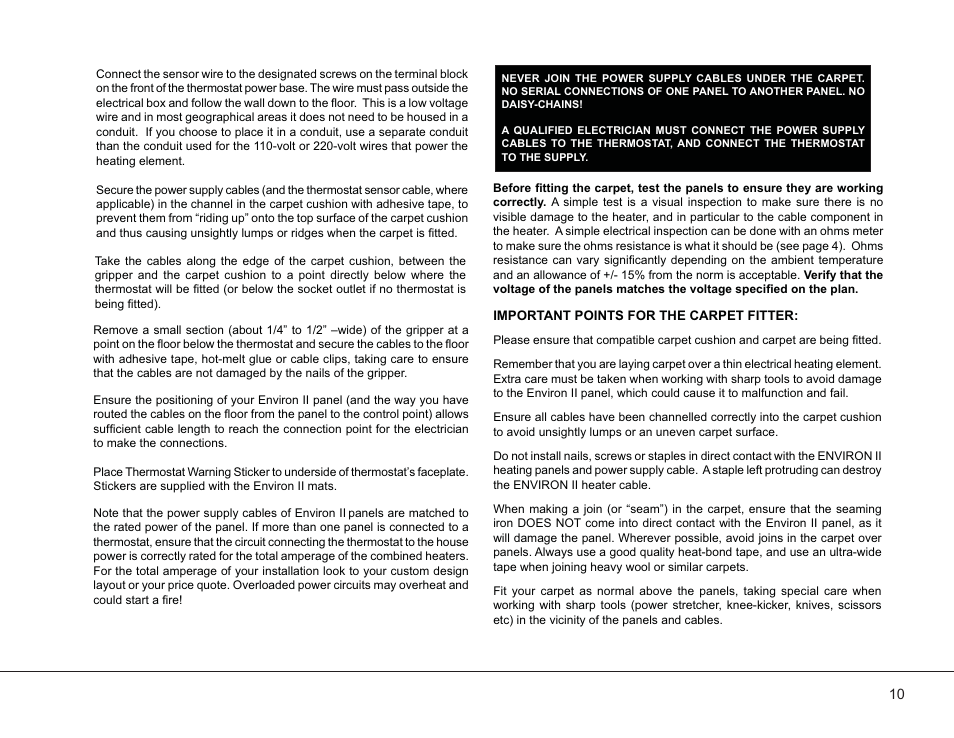 Ev2-manual_20003-g_10 | WarmlyYours Environ II Floor Heating System User Manual | Page 10 / 16