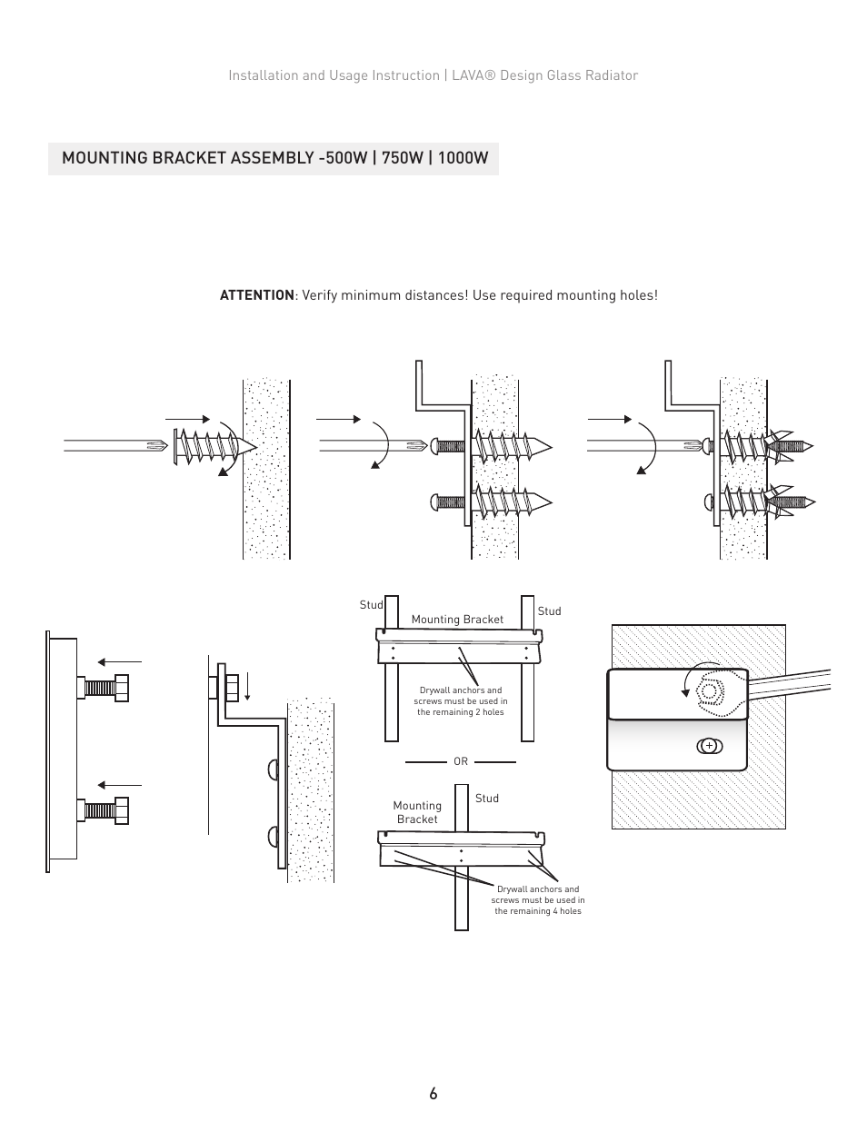 WarmlyYours Lava User Manual | Page 7 / 13