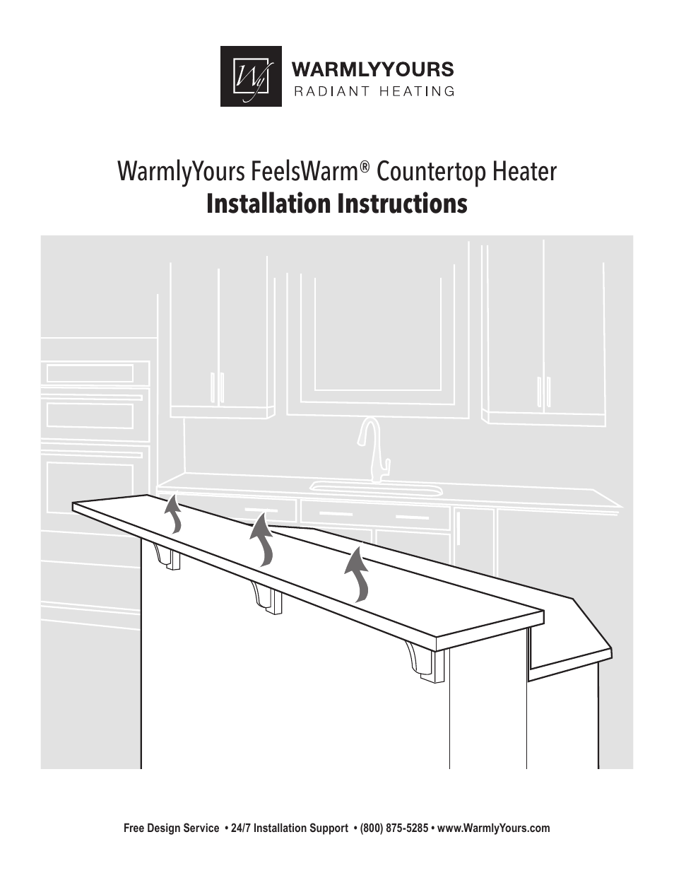 WarmlyYours FeelsWarm® Countertop Heating User Manual | 11 pages