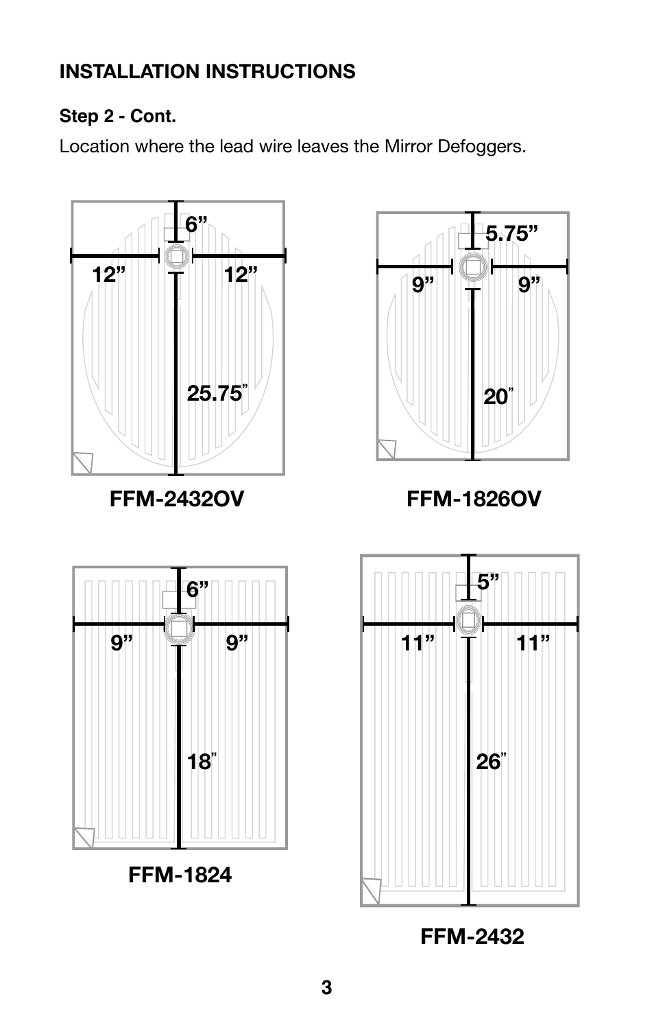 WarmlyYours Mirror Defogger User Manual | Page 5 / 12