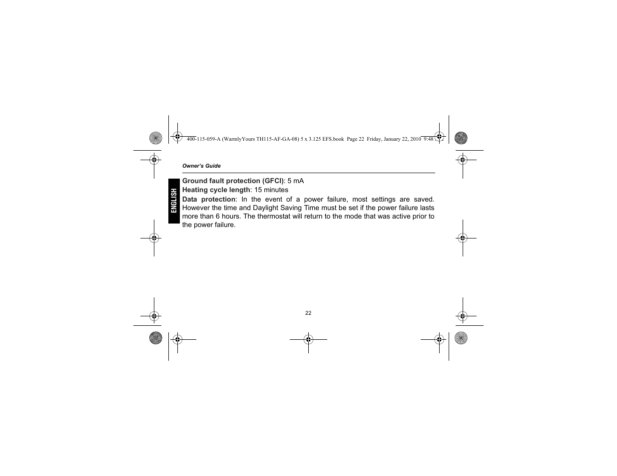 WarmlyYours TH115-AF-GA User Manual | Page 24 / 76