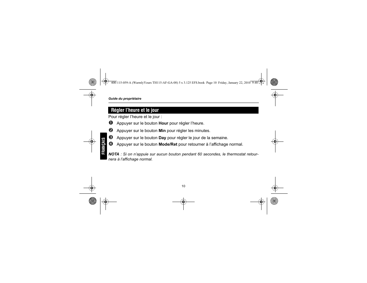 WarmlyYours TH115-AF-GA User Manual | Page 36 / 76
