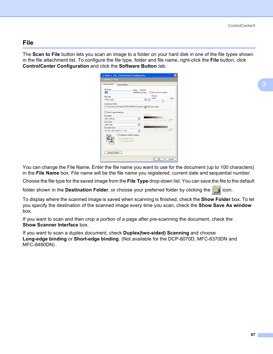 File, 3file | Brother MFC 8480DN User Manual | Page 75 / 228