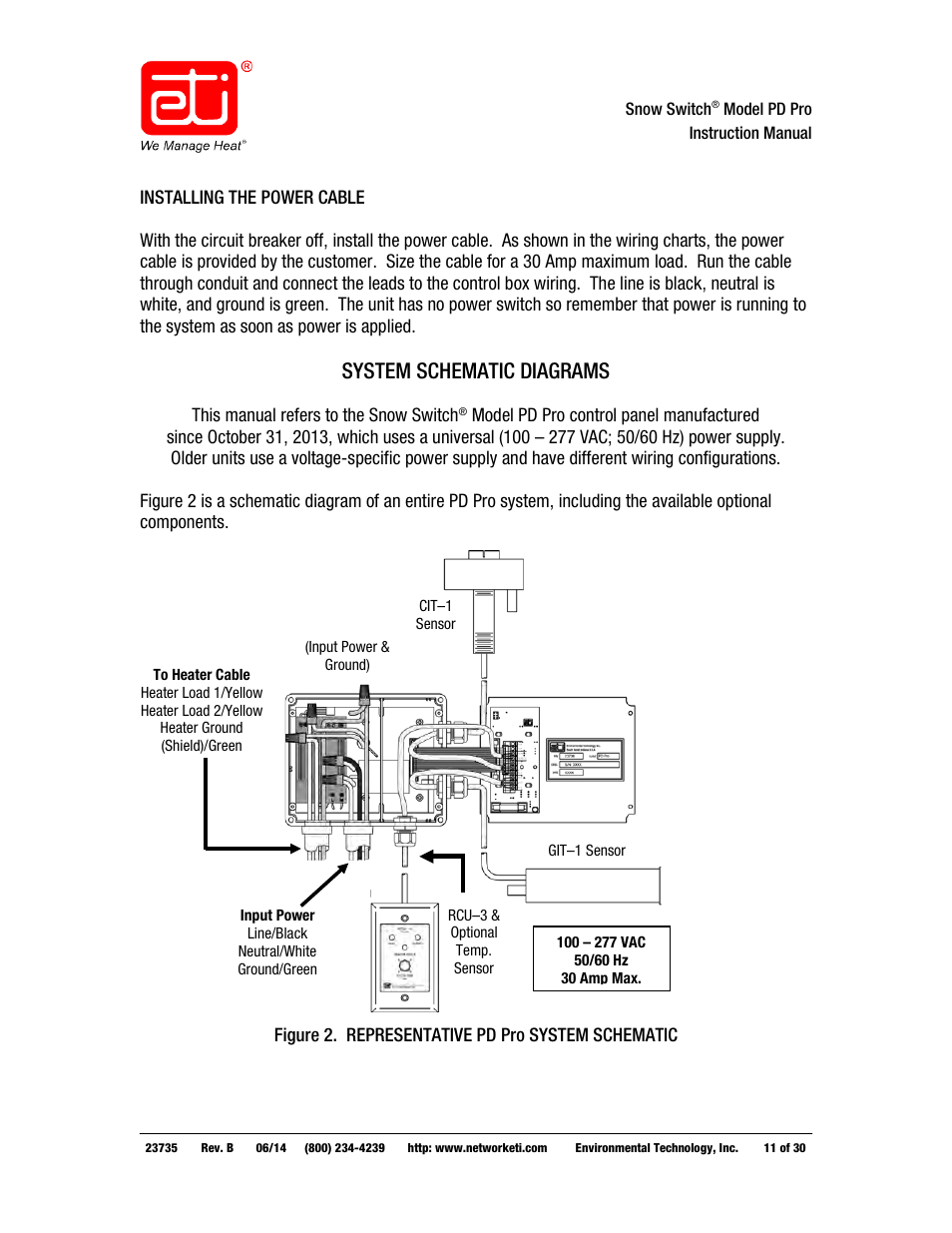 System schematic diagrams | WarmlyYours PD Pro Snow Switch User Manual | Page 11 / 30