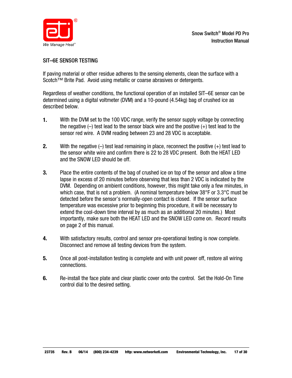 WarmlyYours PD Pro Snow Switch User Manual | Page 17 / 30