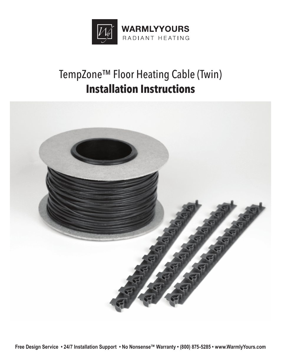 WarmlyYours TempZone Floor Heating Cable (Twin) User Manual | 32 pages