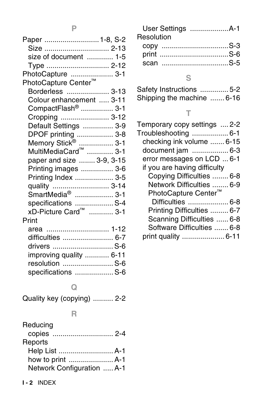 Brother DCP-116C User Manual | Page 108 / 110