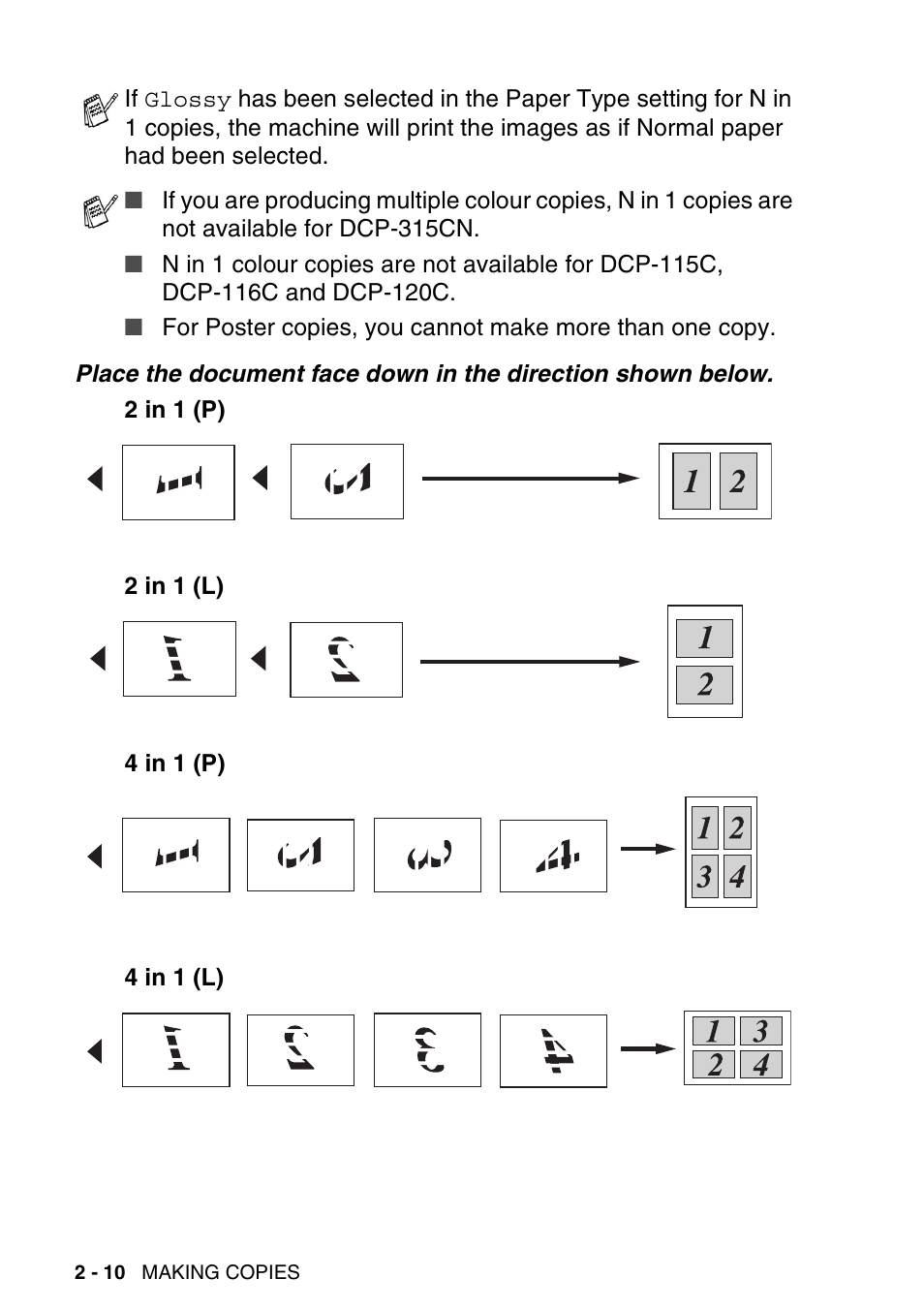 Brother DCP-116C User Manual | Page 38 / 110