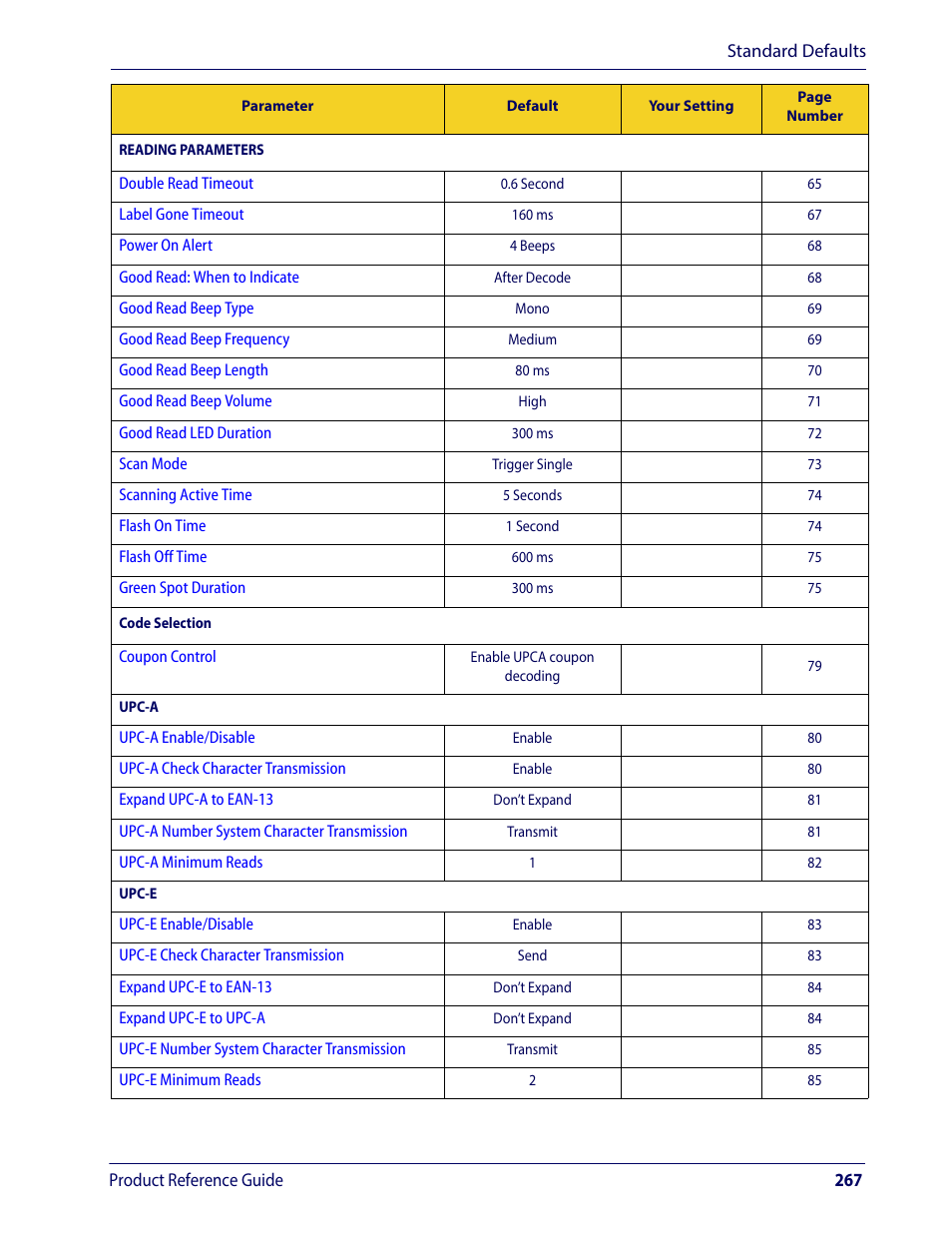 Wasp Barcode WLS9600 Product Reference Guide User Manual | Page 277 / 306