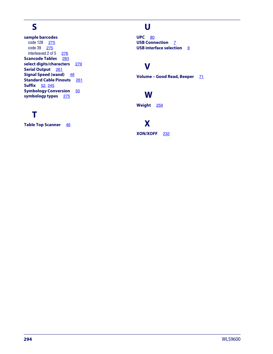 Wasp Barcode WLS9600 Product Reference Guide User Manual | Page 304 / 306
