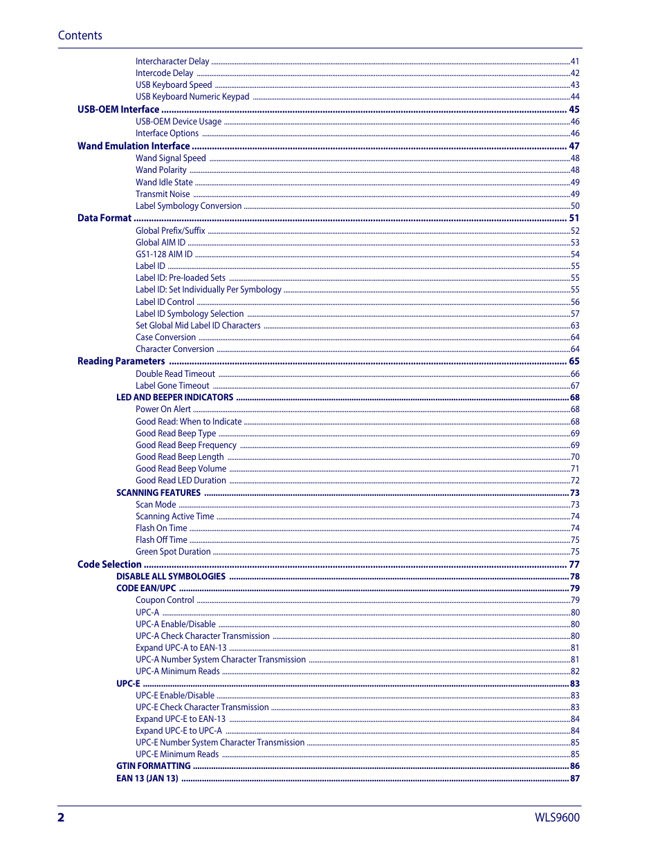 Wasp Barcode WLS9600 Product Reference Guide User Manual | Page 4 / 306
