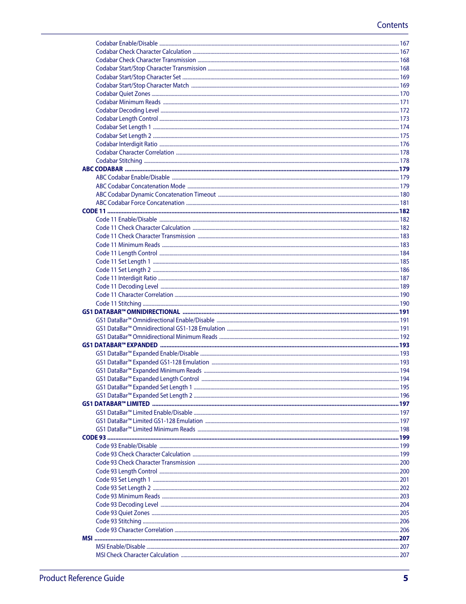 Wasp Barcode WLS9600 Product Reference Guide User Manual | Page 7 / 306