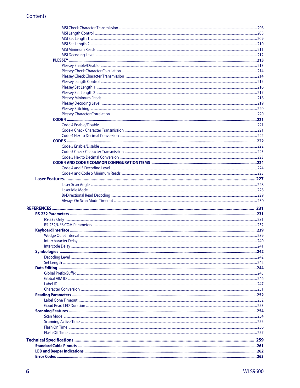 Wasp Barcode WLS9600 Product Reference Guide User Manual | Page 8 / 306