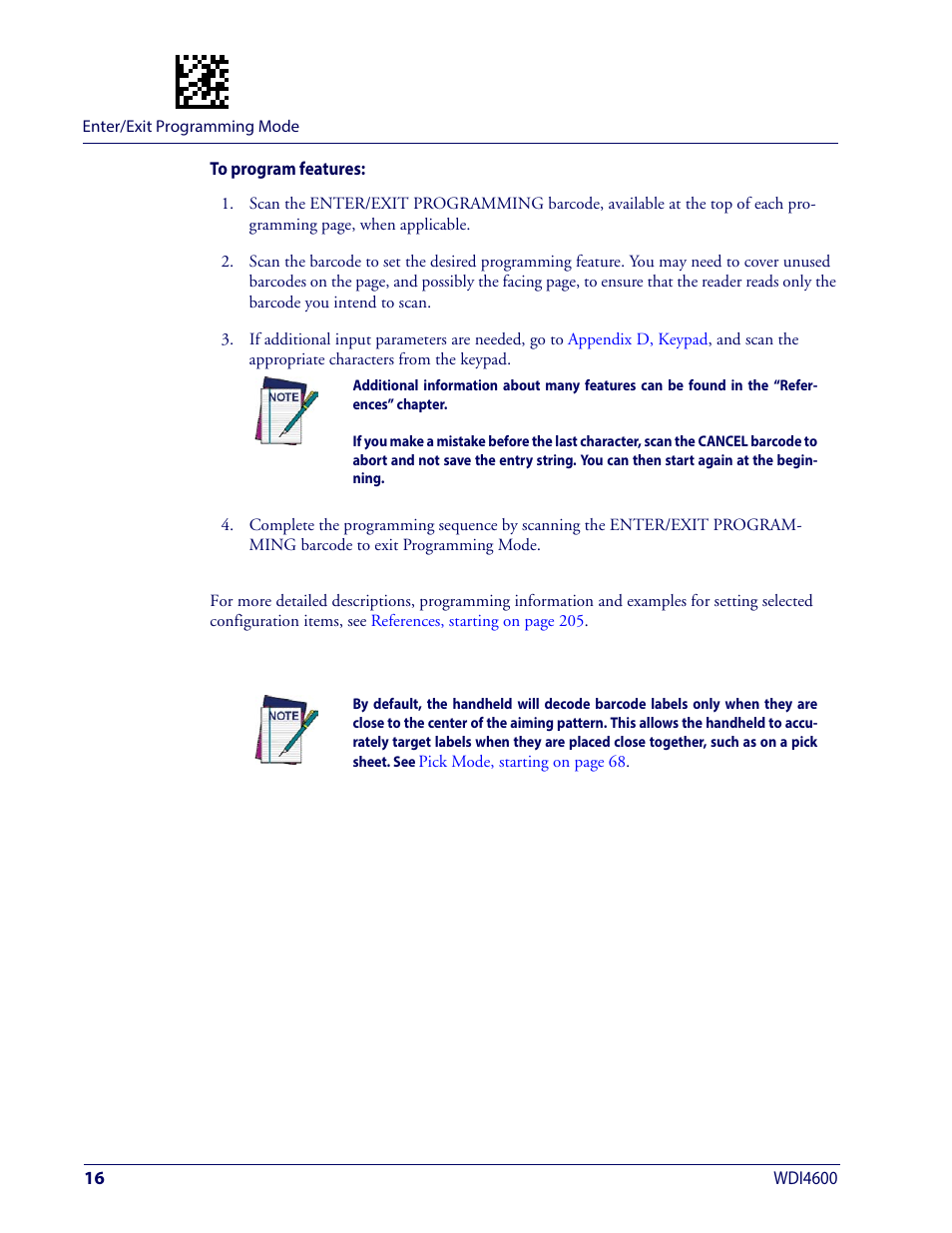 Wasp Barcode WDI4600 2D Product Reference Guide User Manual | Page 26 / 284