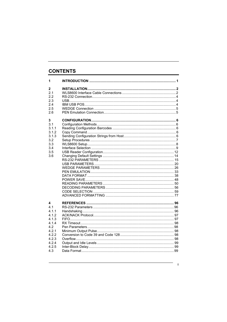 Wasp Barcode WLS8600 Product Reference Guide User Manual | Page 3 / 144